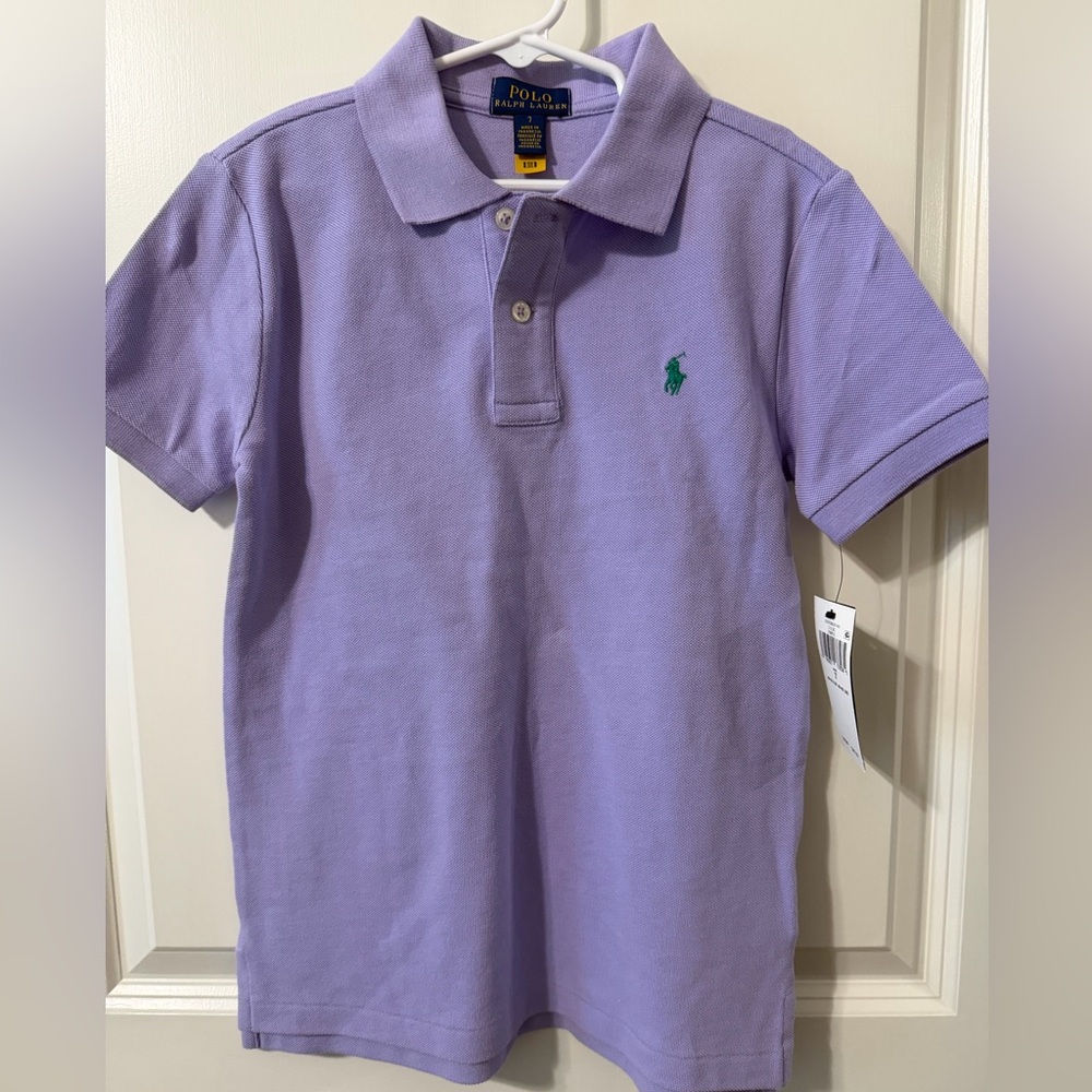 Polo by Ralph Lauren Lavender Kids Polo Shirt